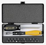 SALE! Wiha 28895 24 Piece ESD Torque ScrewDriver, Micro Bits and Handle Box Set 0.04-.46 Nm by Wiha 