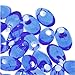 Miyuki Long Magatama Seed Beads 4x7mm - Transparent Sapphire (8.5 Grams)