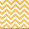 54'' Wide Premier Prints Zig Zag Slub Yellow/White Fabric By The Yard