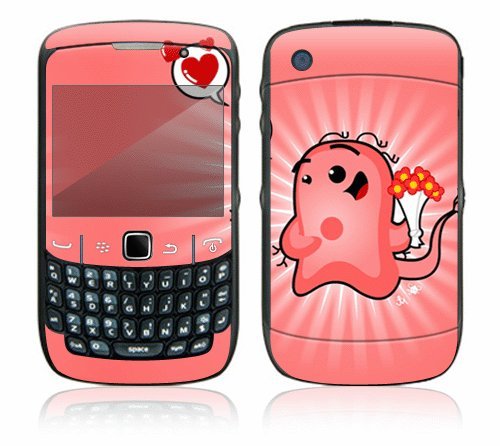Girly Love Decorative Skin Cover Decal Sticker for BlackBerry Curve 8500 Cell Phone