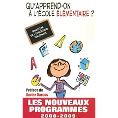 Ecole �l�mentaire : Les nouveaux programmes