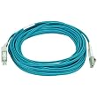 10Gb Fiber Optic Cable, LC/SC, Multi Mode, Duplex - 10 Meter (50/125 Type) - Aqua