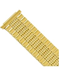 16mm - 22mm Watch Band Expansion Metal Stretch Gold Plated fits