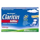 Claritin RediTabs 24 Hour Allergy, Non-Drowsy, Loratadine Orally Disintegrating Tablets , 30-Tablets
