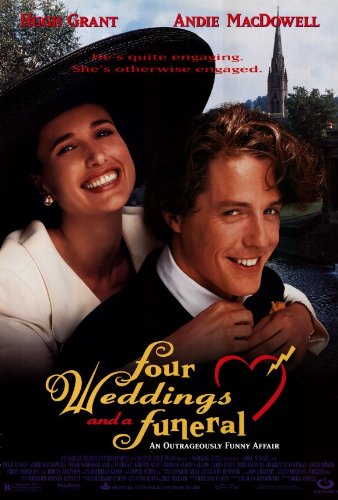 Four Weddings and a Funeral 27 x 40 (approx.) Poster