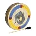 14 Inch Buffalo Drum with Buffalo Image Graphic