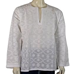 Father's Day Gift - Casual Cotton Shirt Kurta India Chest 46 inches (gck215)