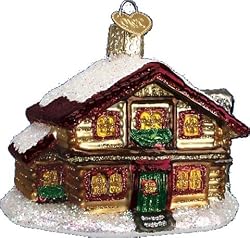Bavarian Log House Ornament 20050