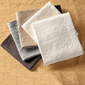 Resort Matelasse Coverlet - Honeywheat, King - Frontgate