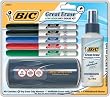 BIC GREAT ERASE DRY ERASE MARKERS