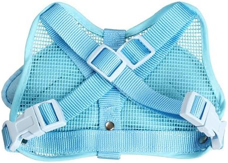 Megi Adjustable Angle Wing Rabbit Ferret Pig Harness Leash Lead Strap Nylon