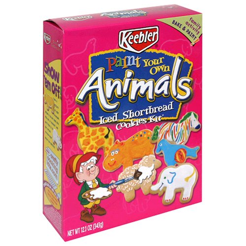 Crafty Cooking Kits Keebler Paint and Eat Animal Cookies, 12.1-Ounce Boxes (Pack of 8) by Crafty Cooking Kits