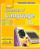 Buy : Elements of Language: Fifth Course: Annotated Teachers Edition