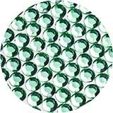 アクリルネイルストーン＜ラウンド-フラット＞2.0mmぺリドット(約100粒)