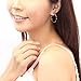MBLife 925 Sterling Silver Medium Stunning Twisted Hoop Earrings (Diameter 1.2
