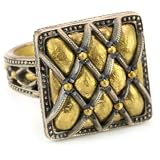 GURHAN Capitone Large Square High Karat Gold A