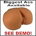 Perfect Huge Ass & Pussy Throbbing & Vibrating Masturbator