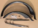 Schutzbleche Fender Skirts 26" schwarz