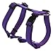 Reflective Adjustable Dog H Harness for Small to Medium Dogs; matching collar and leash available, Purple