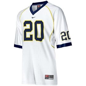 Nike Michigan Wolverines #20 Youth White Replica Football Jersey