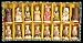 Handmade White Painted Chinese Qing Dynasty Bone Chess Set