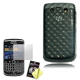 Cbus Wireless Smoke 3D Diamond Flex-Gel Soft Case / Skin / Cover & LCD Scre ....