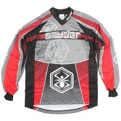 Kingman Spyder Paintball Competition Jersey Red - Large
