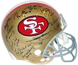 San Francisco 49ers - Hall of Famers - Autographed Throwback Riddell Proline Authentic Helmet with 11 Signatures