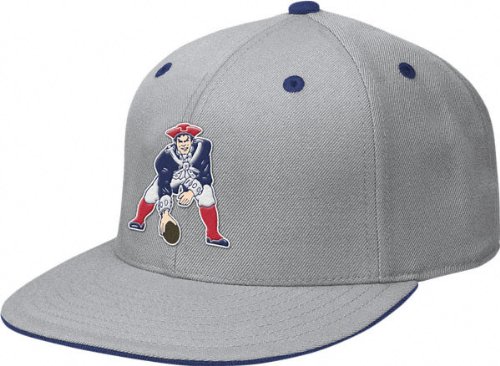New England Patriots Throwback Logo Fashion Fitted Hat