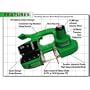 - Stout Tool Corp X-Band Cordless Portable Band Saw - 18 Volts, Model# STX-250C