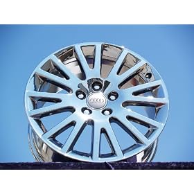Audi A3: Set of 4 genuine factory 17inch chrome wheels by Sport Truck Tire