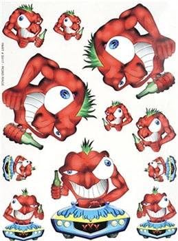 S017 Road Rage Sticker Sheet