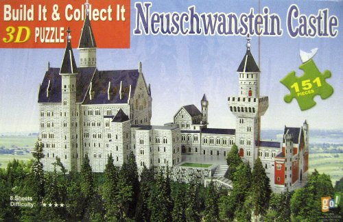Image of Neuschwanstein Castle 151 Pieces 3D Puzzle