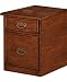Kathy Ireland Home by Martin Furniture Mission Hills 2 Drawer Mobile Vertical Wood File Cabinet in Chestnut Brown