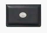 Florida Gators 5/8 2006 Year of the Gator (Sterling Silver) on Black Leather Business Card Holde