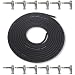 GLS Audio Pedal Board Kit DIY Patch Cables Cords - 15ft Cable with 12 Right Angled 1/4\