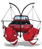 Hammaka 4103-HMKA Trailer hitch Stand & 2 Burgundy chairs