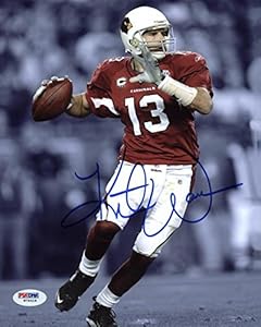 CARDINALS KURT WARNER SIGNED AUTHENTIC 8X10 PHOTO AUTOGRAPHED CERTIFICATE OF AUTHENTICITY PSA/DNA #W79418