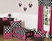 Sweet Jojo Designs 2-Piece Pink Hot Dot Modern Window Treatment Panels