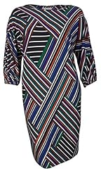 General Print Cocktail Knee Length Sheath Jersey/Polyester/Spandex Dolman  Dress