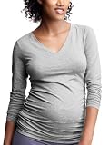 Gap Maternity Pure body long-sleeved V-neck T