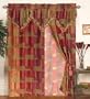 MOROCCAN TAPESTRY Curtain Set w/ Valance/Sheer/Tassels