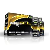 Muscle Pharm MuscleGel Shot Banana 12 Gel Packs Fat Loss System
