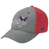 Reebok Washington Capitals Gray Structured Adjustable Hat