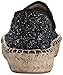 Soludos Women's Platform Smoking Slipper Dis Co Glitter Flat