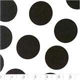 Large Polka Dot White/Black