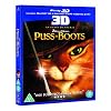 Puss in Boots (Blu-ray 3D + Blu-ray + DVD + Digital Copy) [2012][Region Free]