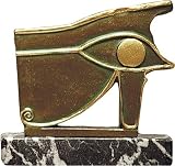Eye of Horus Statue on Marble Base