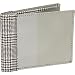 Stewart Stand Houndstooth Stainless Steel Bifold Wallet with Diagonal Slots