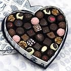 Rococo Heart Box no. 3 with mixed chocolates
